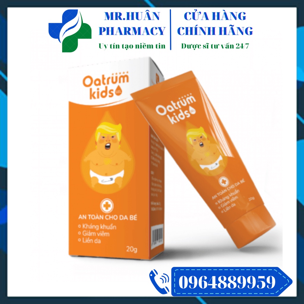 Oatrum Kids 20g - Giúp kháng khuẩn, giảm viêm, liền da