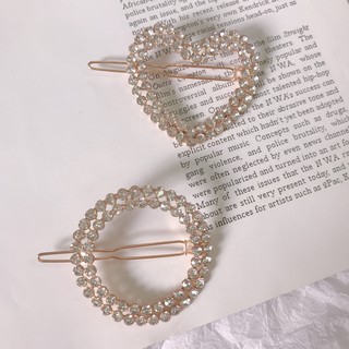 Kẹp tóc đính hạt sang trọng lấp lánh