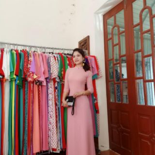 Áo dài 4 tà trơn các màu