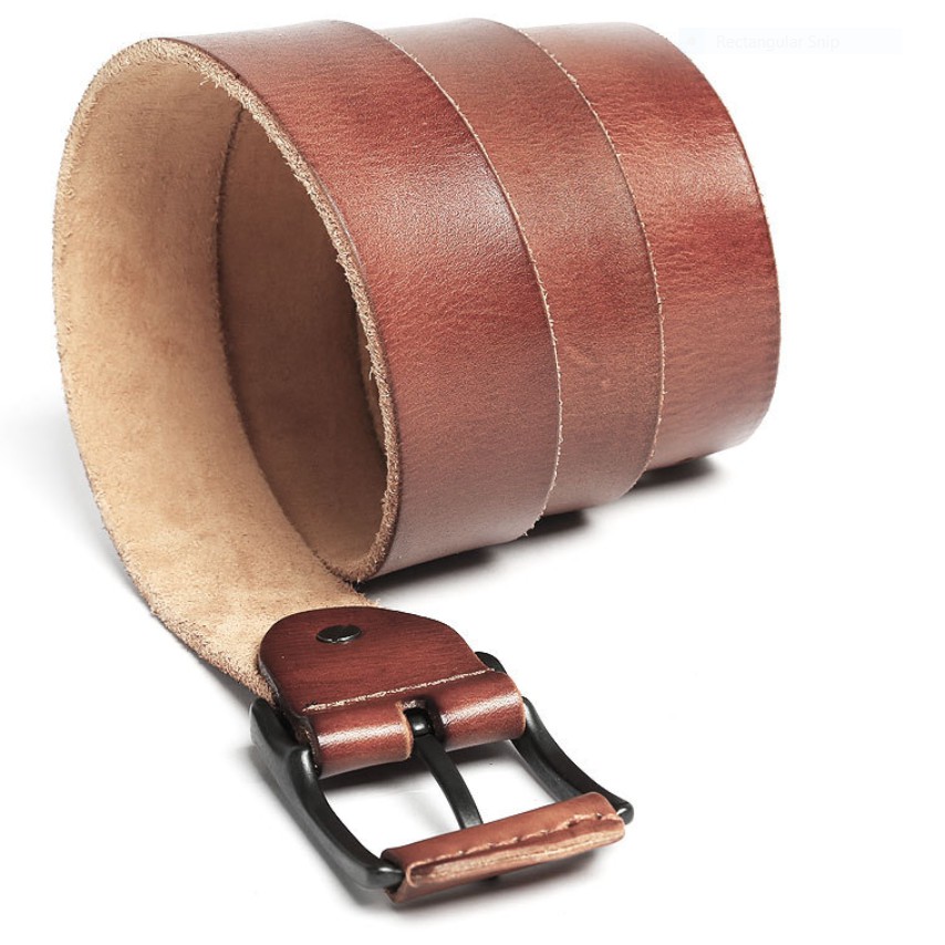 Thắt lưng nam mặt khóa da dây lưng da bò nguyên tấm cao cấp cá tính