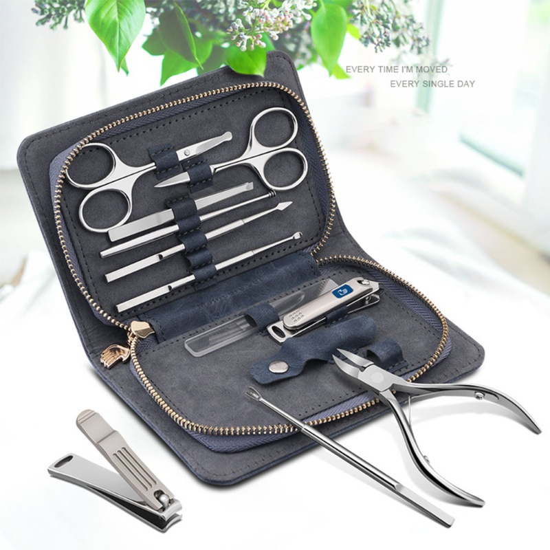 Bộ Dụng Cụ Chăm Sóc Móng Chuyên Nghiệp YOUYO Kèm Túi Da Đựng Tiện Lợi