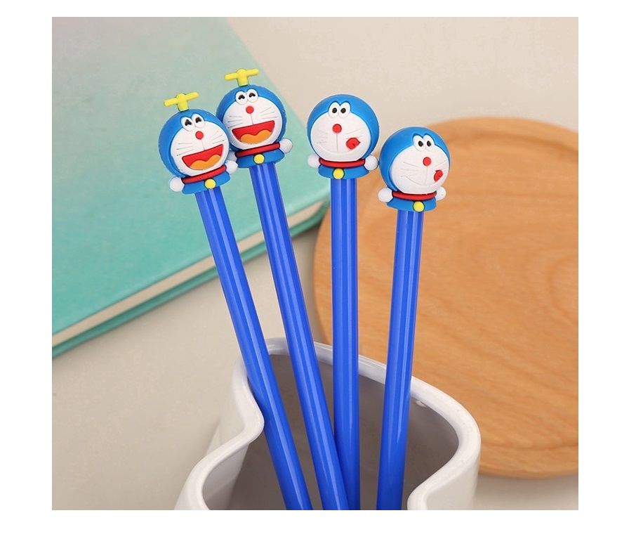 Jingle Cat Creative Anime Gel Pen 0.5mm Mực đen Sinh viên Văn phòng phẩm Đồ dùng văn phòng