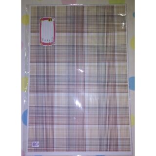 Giấy bao tập mẫu caro từ 1 đến 9