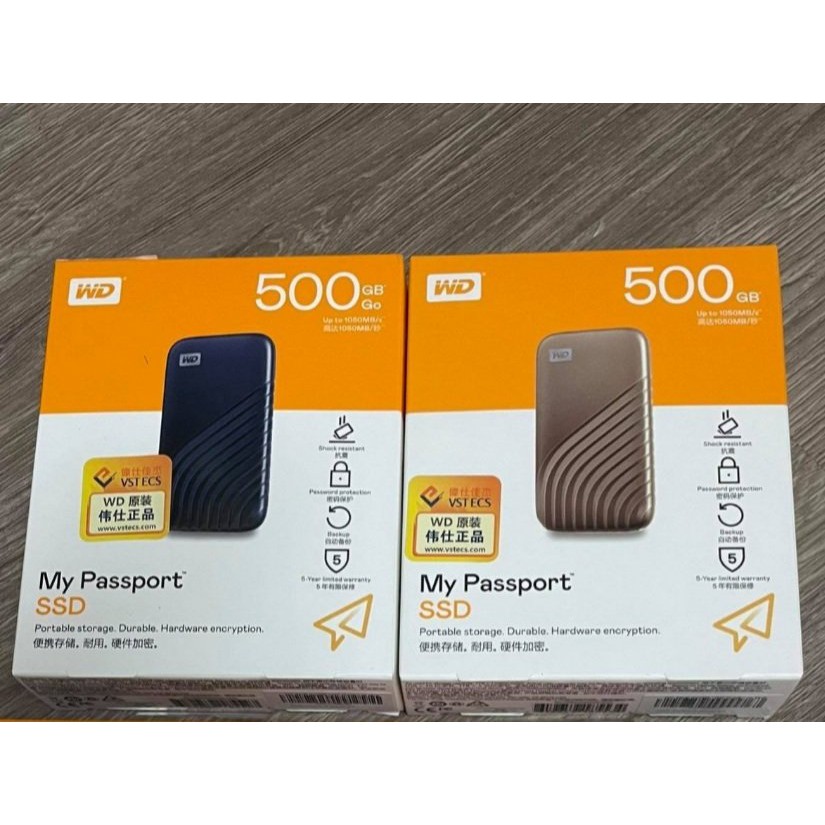 Ổ cứng di động SSD 500GB / 1TB  WD My Passport USB 3.2 Gen 2