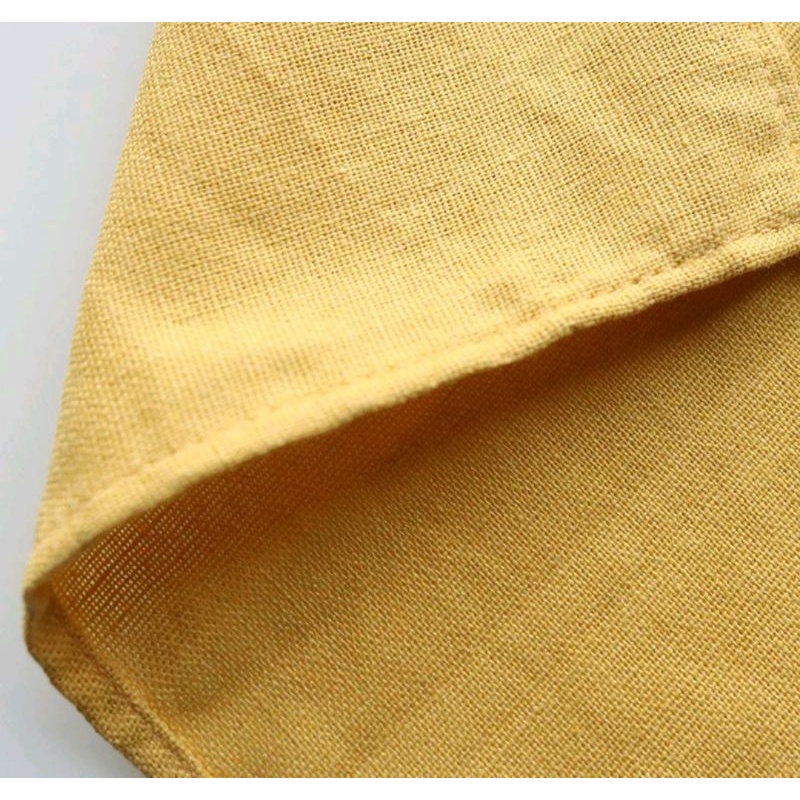 KHĂN TAY  TRƠN VẢI LINEN TỰ NHIÊN