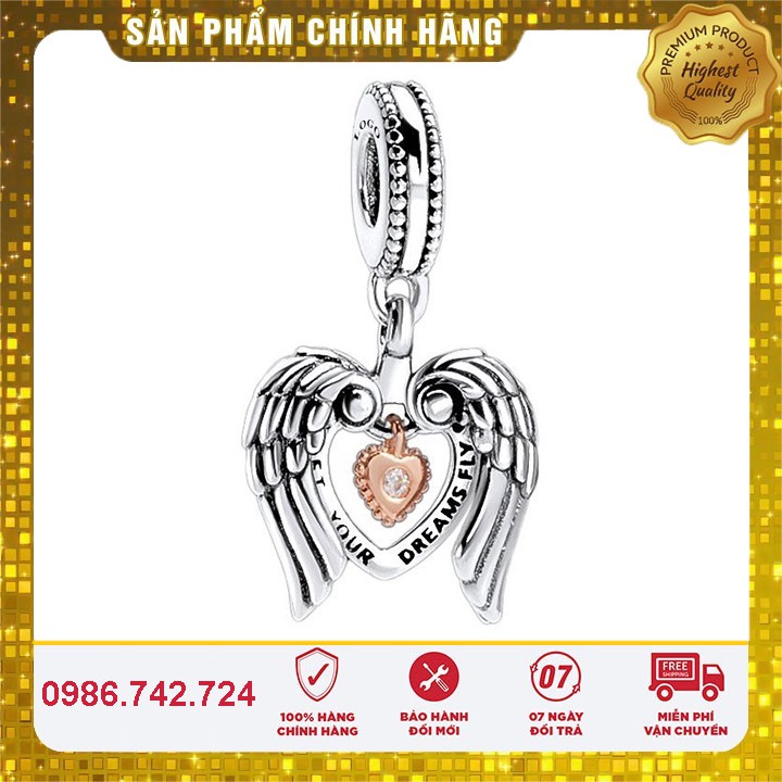 [Hàng cao cấp] Charm Bạc S925 ALE Cao Cấp - Charm treo cánh chim - Mã sản phẩm CHARMBAC_DNJ00024