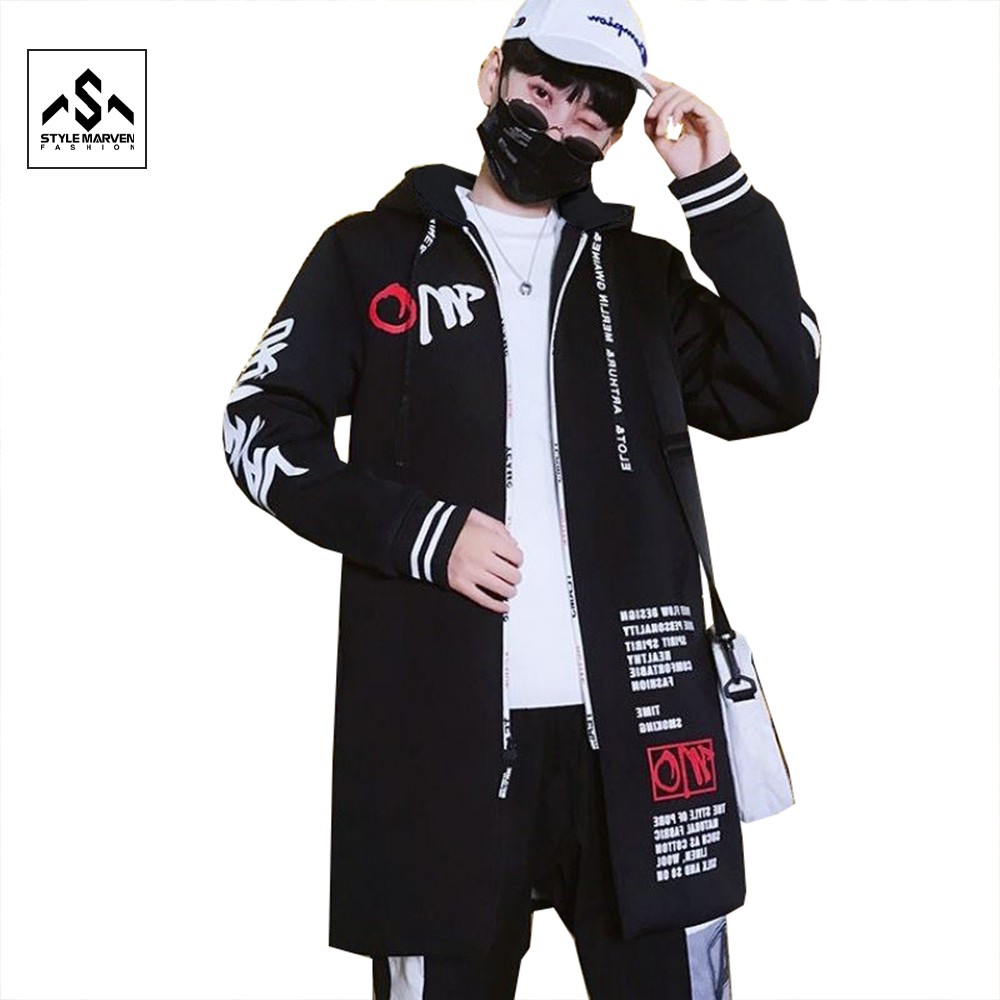 Áo khoác mỏng thu đông dáng dài STYLE MARVEN in hình trẻ trung, năng động - AO KHOAC NAM 9000020C