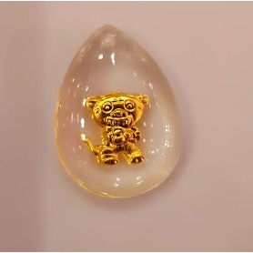 Mặt dây chuyền 3D dát vàng