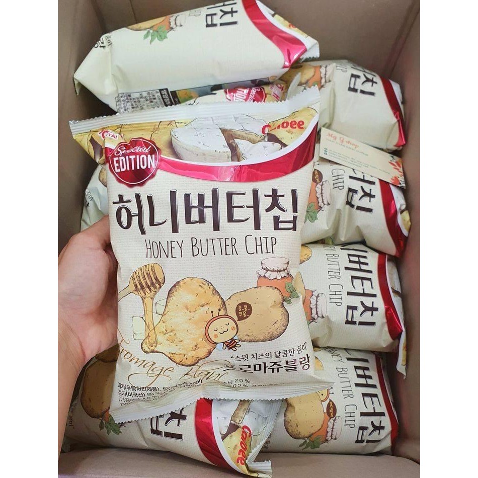 SNACK KHOAI TÂY BƠ MẬT ONG CALBEE HÀN QUỐC