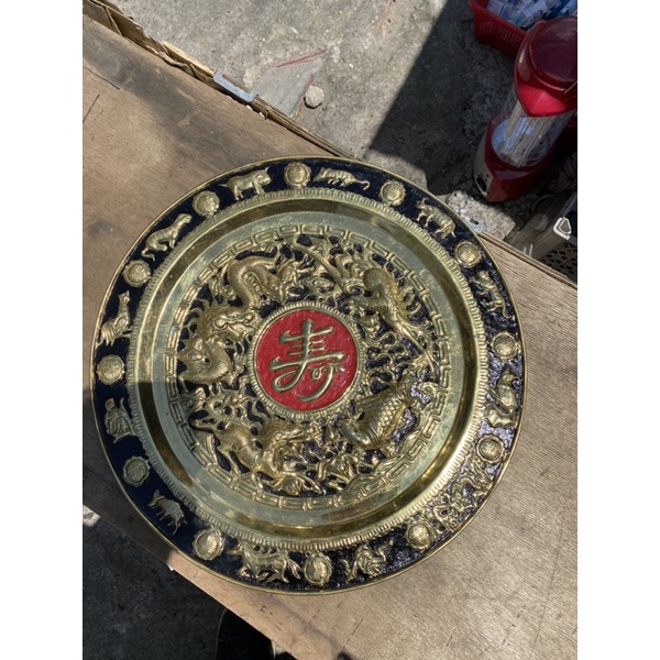 Mâm đồng tứ linh