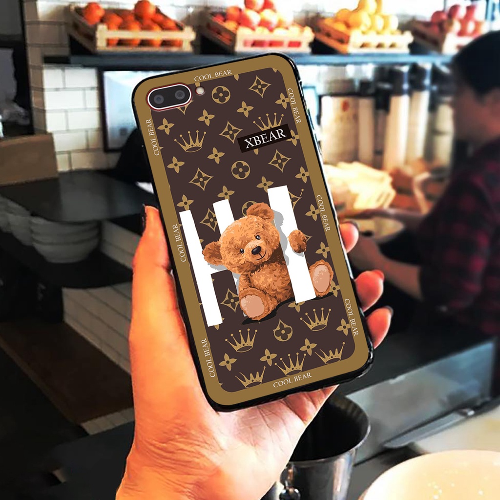 Ốp lưng Oppo A3S / A1K / A5 2018 /REALME C1/C2 in hình cao cấp mẫu kẻ vuông,mikenbe@r siêu hot