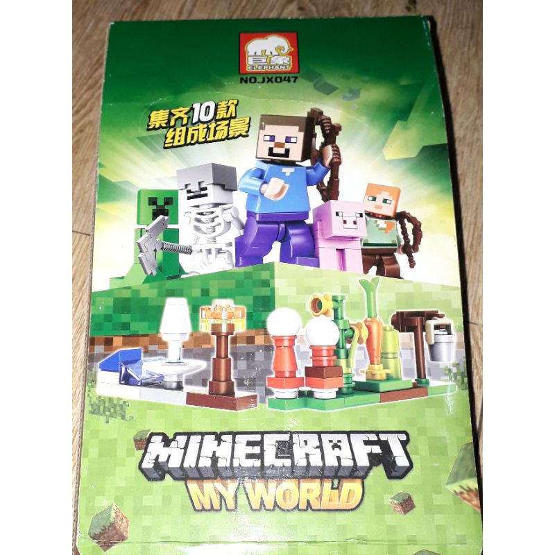 Sét Lắp ráp MineCraftMyWorld JX047 có trên 175 chi tiết bằng nhựa