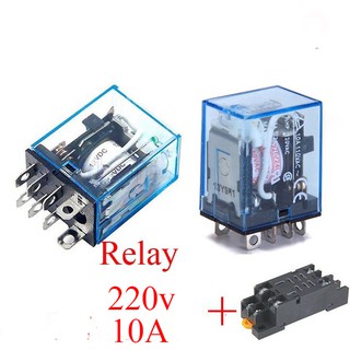 RELAY OMRON LY2NJ 10A 8 chân lớn + ĐÉ