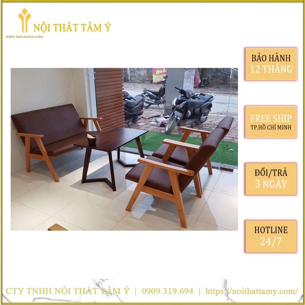 Bàn Sofa Chân Chữ V ✌FREE SHIP HCM✌ Bàn sofa Cao cấp Thương hiệu Nội Thất Tâm Ý
