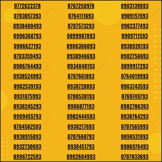 Sim đẹp toàn quốc Mobi