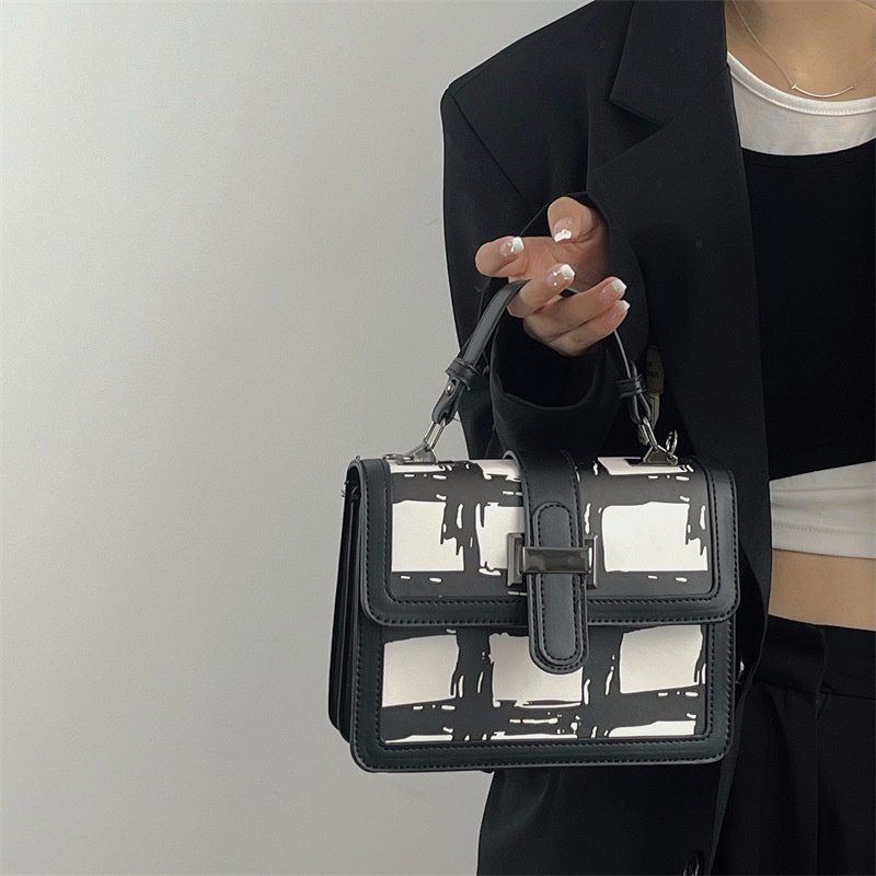 Túi Xách JASMIN NOIR Da PU Có Khóa Dành Cho Nữ