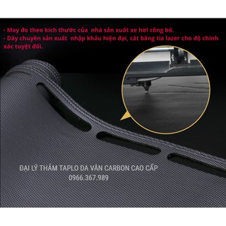 Thảm Taplo Da vân Carbon cao cấp xe ô tô