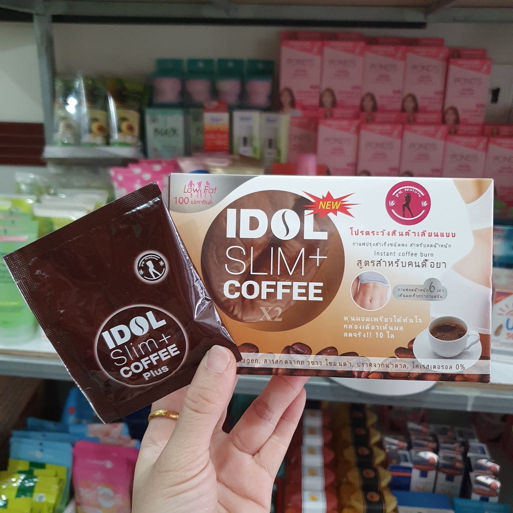 Combo 2 Hộp CAFE IDOL SLIM+ X2 THÁI LAN CHÍNH HÃNG