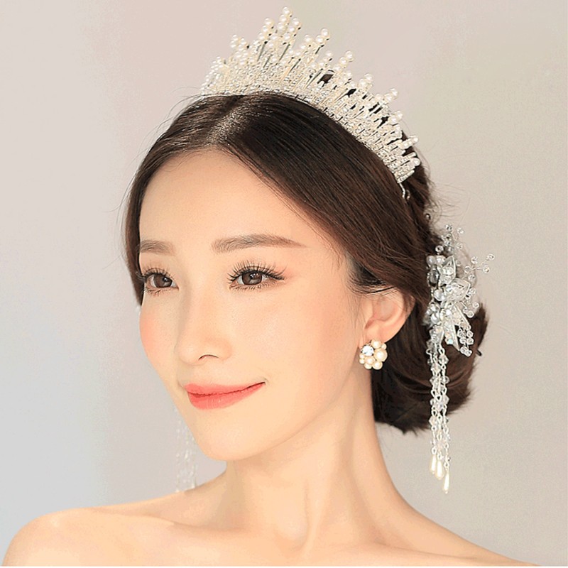 Vương miện công chúa xi * vintage cho cô dâu