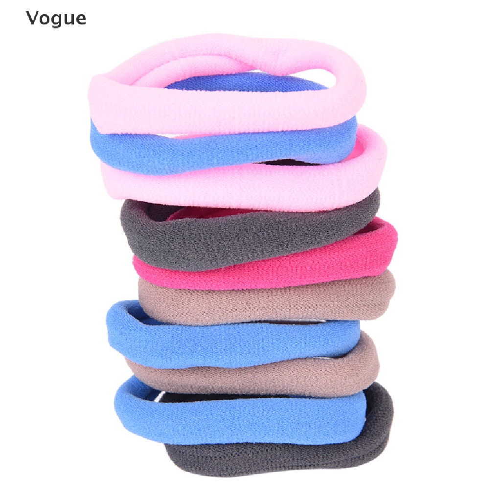 Set 10 dây buộc tóc co giãn thời trang xinh xắn cho nữ