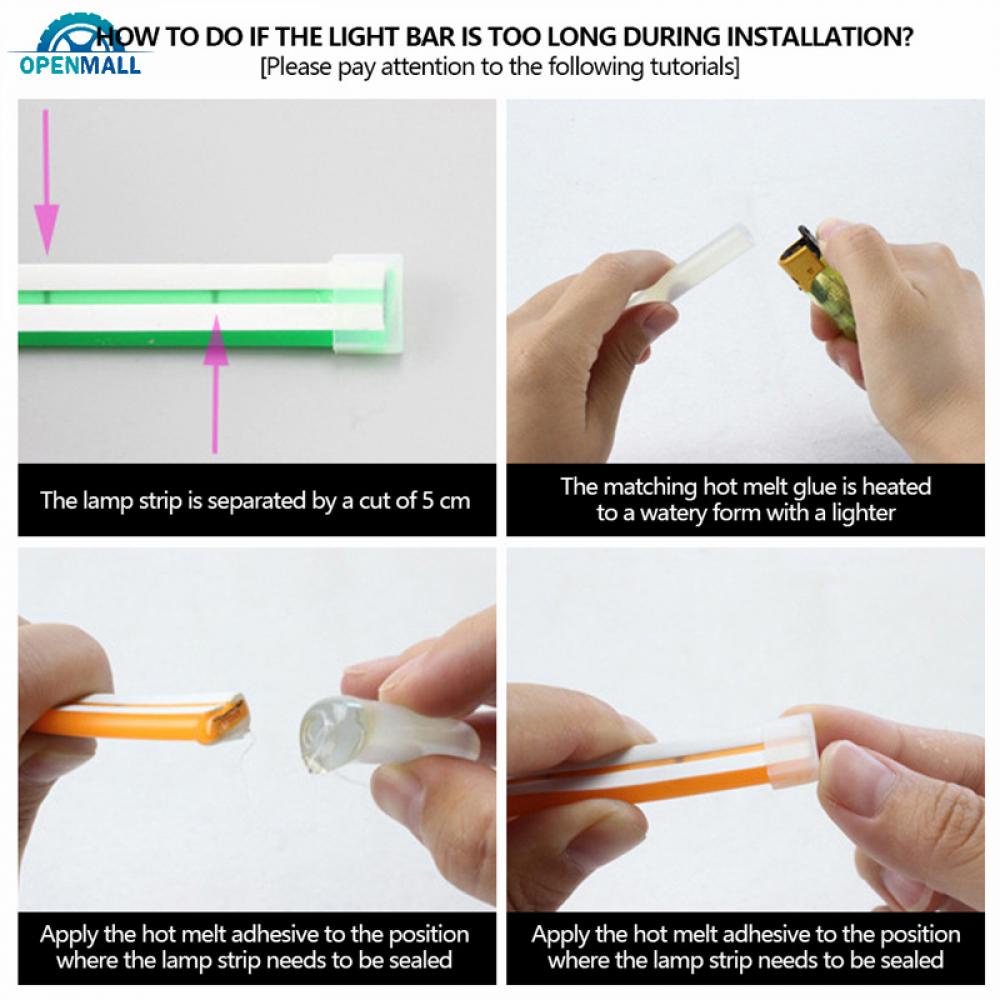 Dải Đèn Led 180cm Gắn Đầu Xe Hơi Chống Thấm Nước