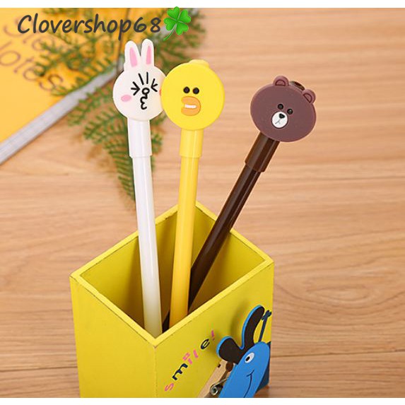 Bút Line Gấu - Thỏ - Vịt    Clovershop68