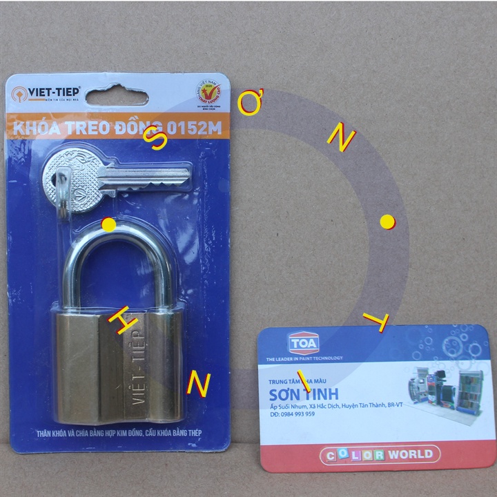 KHÓA TREO ĐỒNG VIỆT TIỆP - 1 CÁI
