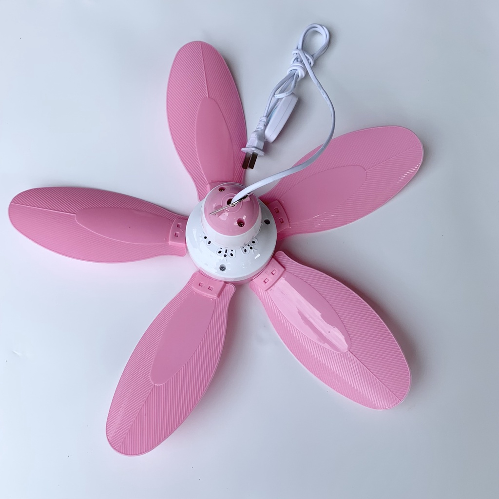 Quạt Màn Trần Mini 42cm Quay Mạnh, Êm ái Dễ Chịu