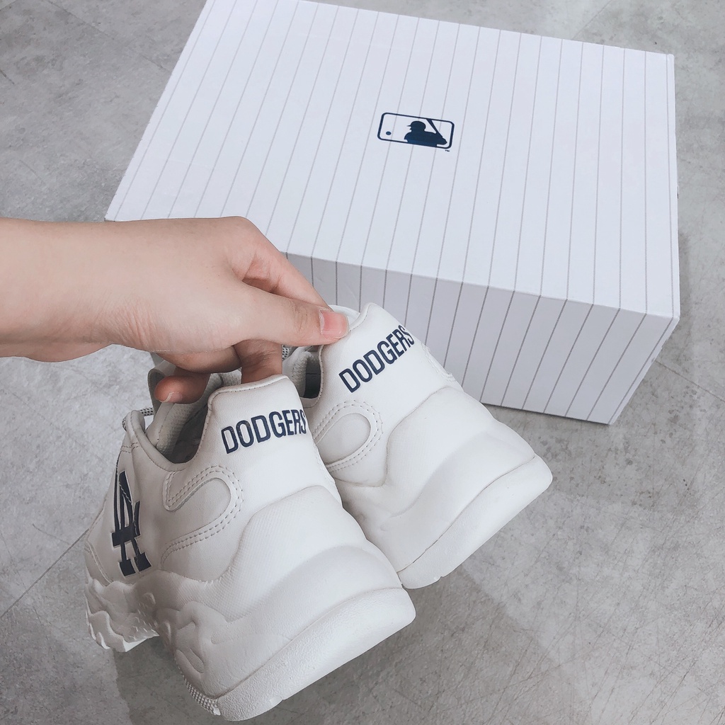 [CHÍNH HÃNG] GIÀY SNEAKER MLB BIG BALL CHUNKY LA DODGER  - *ĐẾ XÁM* - 32SHC1111-07W