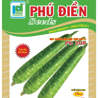 Hạt giống bầu sao trái dài PD208