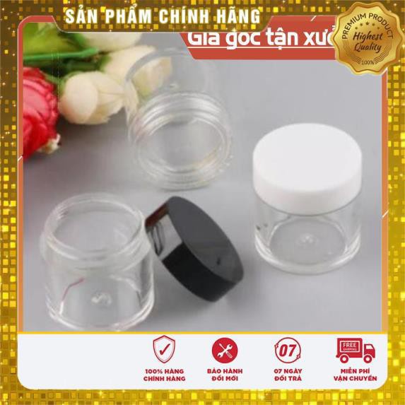 Hủ Đựng Kem ❤ TRÙM SỈ ❤ [100c] Hũ nhựa đựng kem 10g thân cao chiết mỹ phẩm , phụ kiện du lịch