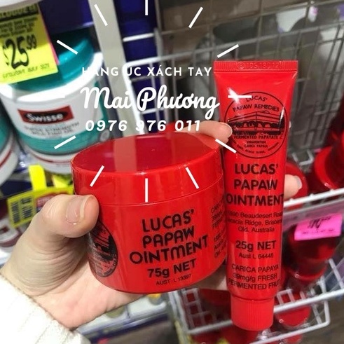 KEM ĐA NĂNG LUCAS PAPAW OINMENT 25g/75g (ÚC)