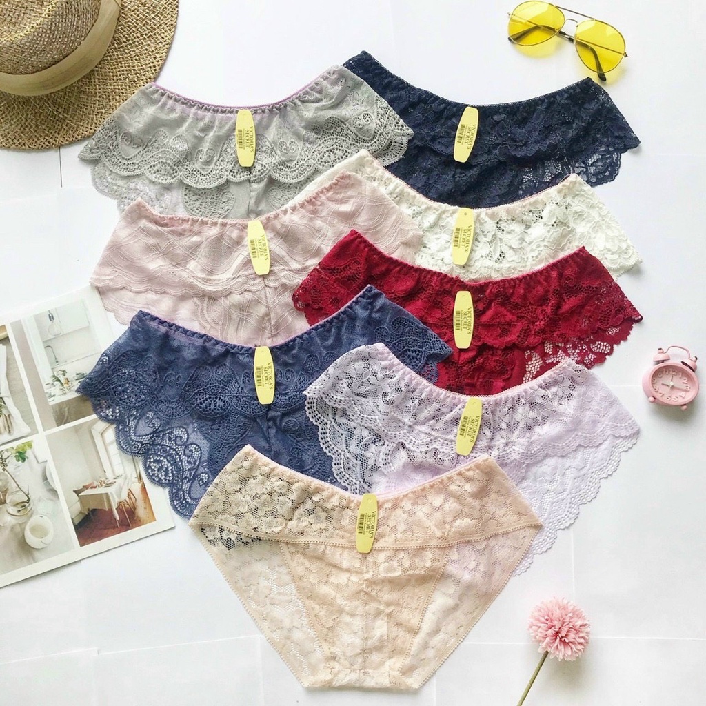 Quần Lót Nữ Ren Sexy thiết kế họa tiết ren xuyên thấu siêu gợi cảm quyến rũ CÔNG CHÚA 45-65KG