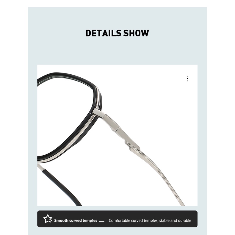 Mắt kính ZELIN ZC809 chống ánh sáng xanh gọng đa giác thời thượng cho nam và nữ