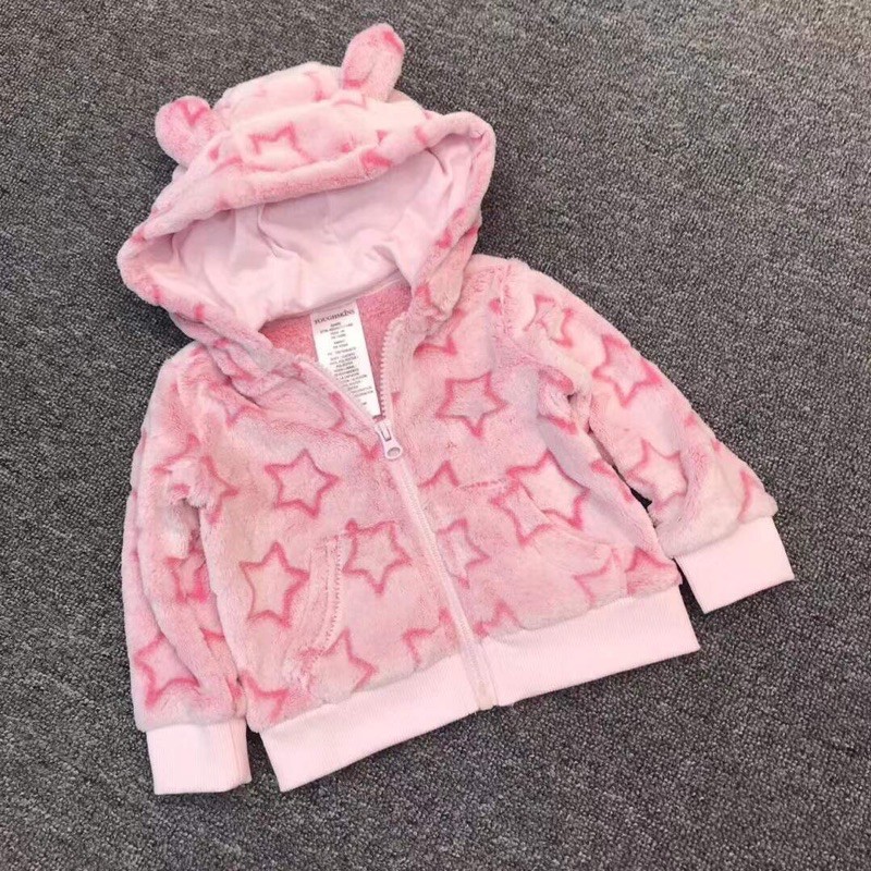 Áo khoác lông cho bé gái