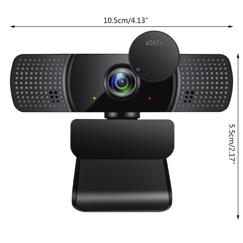 Webcam 1080P Có Giá Đỡ Ba Chân Tích Hợp Micro Riêng Tư Cho Máy Tính