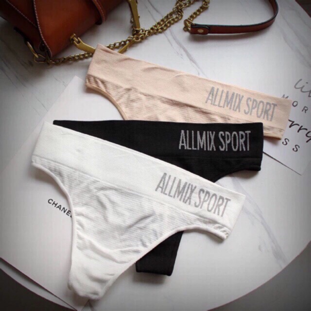 🏃🏿‍♀️Quần lót lọt khe ALLMIX SPORT cạp to dáng thể thao mã B228🏃🏿‍♀️