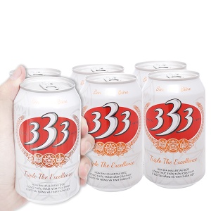 [MỚI NHẤT] Bia 333 lon 330 ml.