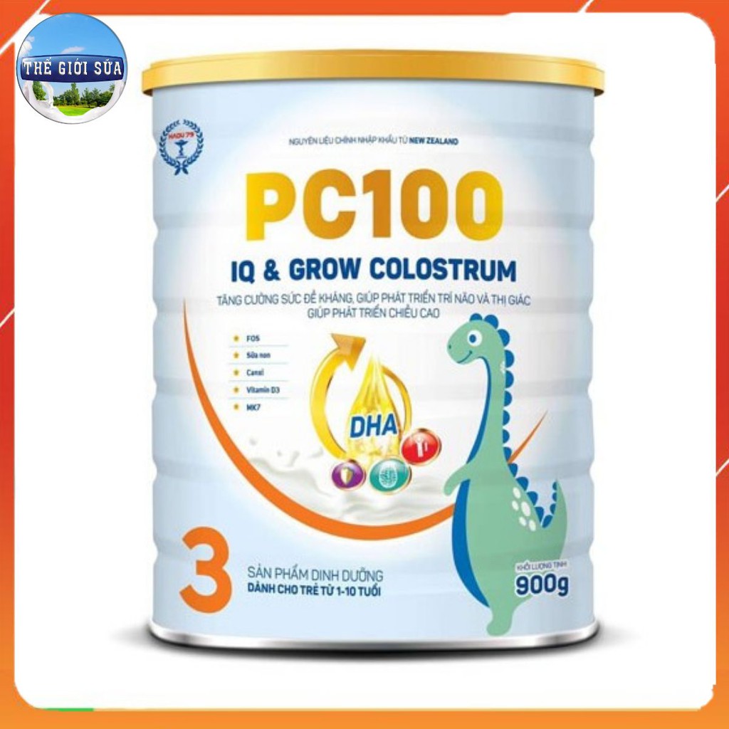 Sữa bột PC100 IQ & GROW Colostrum 900gr