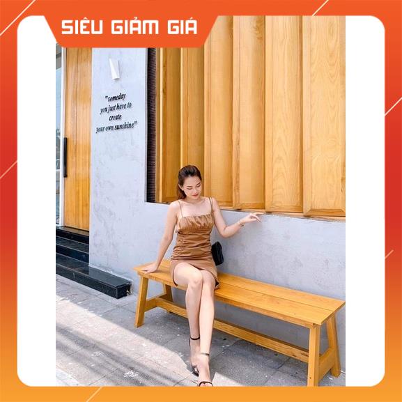 Đầm Lụa Chocolate Xinh Xinh | BigBuy360 - bigbuy360.vn