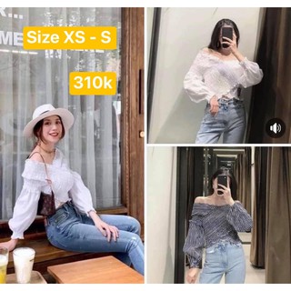 Áo chun trễ vai Zara