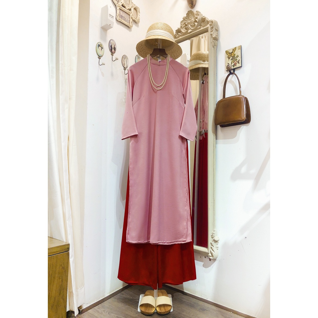 Set Áo dài Rosemary tây thi hồng tím