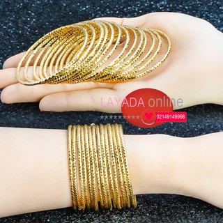 Bộ vòng tai ximen có khóa mạ vàng 18k siêu bền có kèm ảnh thật