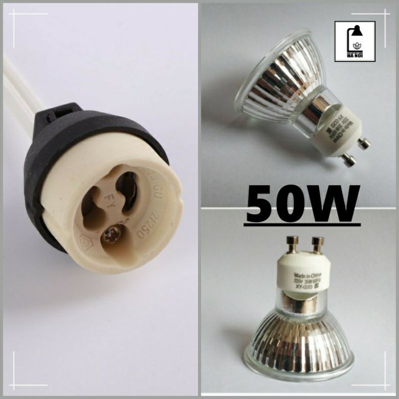 [35W] Bóng đèn đốt nến halogen GU10 - Sử dụng cho đèn đốt nến thơm