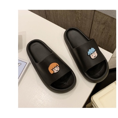 DÉP THỜI TRANG NỮ BÁNH MÌ HỌA TIẾT CÔ GÁI CHÀNG TRAI