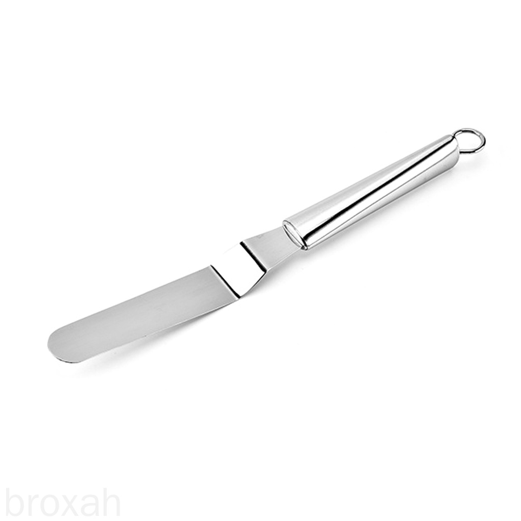 Dụng cụ thép không gỉ chà láng kem trang trí bánh ngọt loại 6 inch tùy chọn