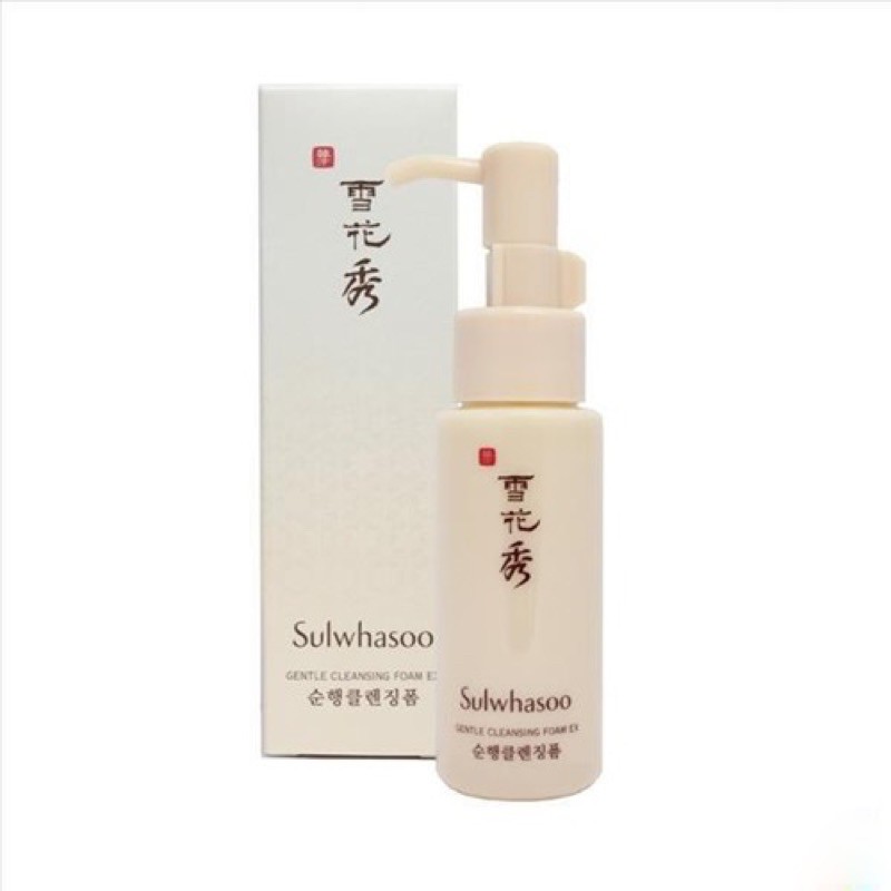 Sữa rửa mặt dịu nhẹ làm sạch bụi bẩn và tế bào chết Sulwhasoo Gentle Cleansing Foam 50ml