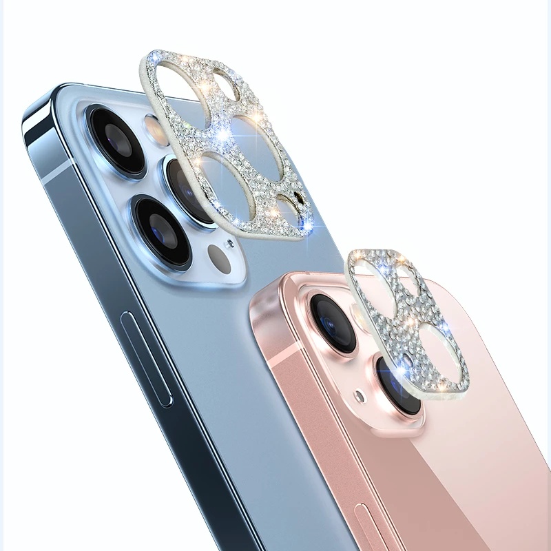 Viền bảo vệ camera đính hạt đá iPhone 13 Pro Max /13 Pro/13/13 Mini/11/Pro Max/12Pro/12 Pro Max