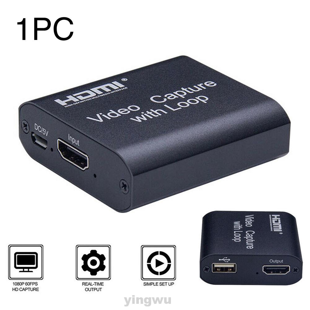 Portable High Speed Plug And Play 1080P Computer Accessory HDMI To USB 3.0 Free Drive 4K Full HD Video Capture Card