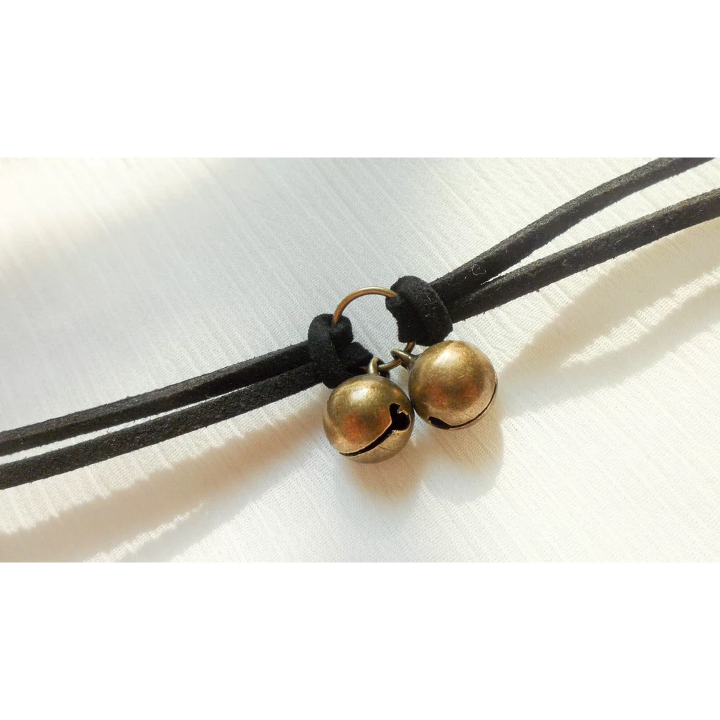 Vòng Cổ choker Dây Đen Phong Cách gothic